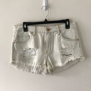 Bullhead High Rise Denim Shorts